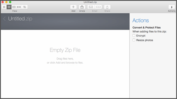 zip file download for mac